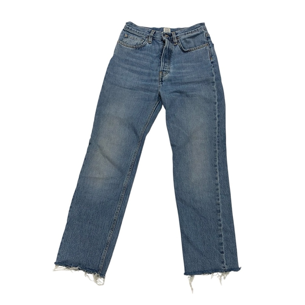 Toteme classic cut fringe denim - Picture 2 of 11